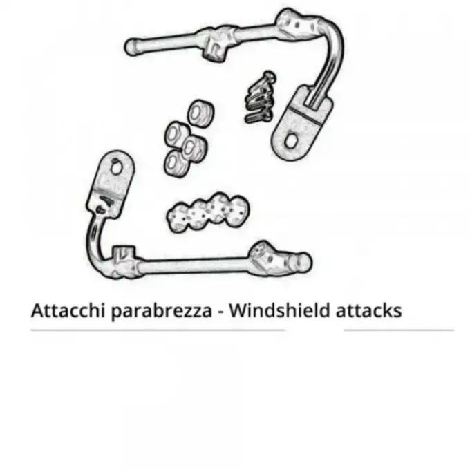 Attacchi parabrezza unviersali A240A