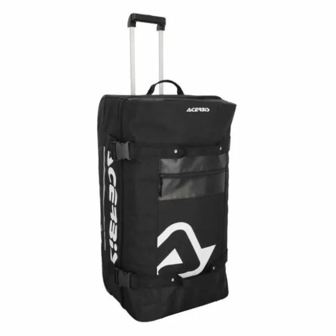 Borsone Trolley Acerbis X-Trip Logo 105 nero bianco