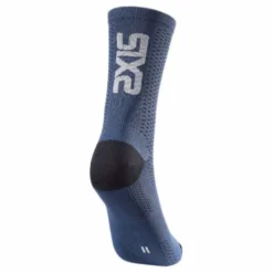 Calza Leggera Sixs SHORT LOGO V2 corta Nero Avio