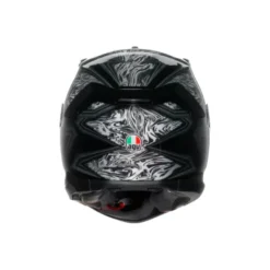 Casco AGV K7 Damascus nero argento