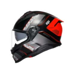 Casco AGV K7 Kyber nero opaco rosso