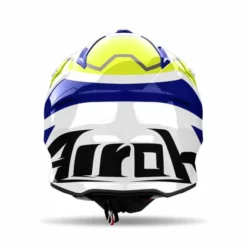 Casco Airoh Aviator Ace 2 Ground Giallo Blu
