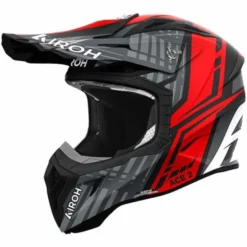 Casco Airoh Aviator Ace 2 Proud Rosso Grigio Nero Opaco
