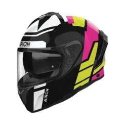 Casco Airoh Spark 2 Lively Mint Nero Giallo Viola