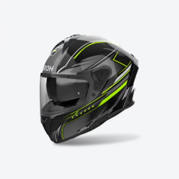 Casco Airoh Spark 2 Shadow Giallo Nero