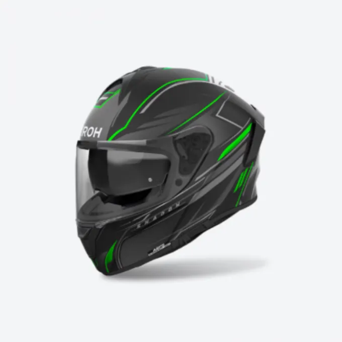 Casco Airoh Spark 2 Shadow Verde Nero