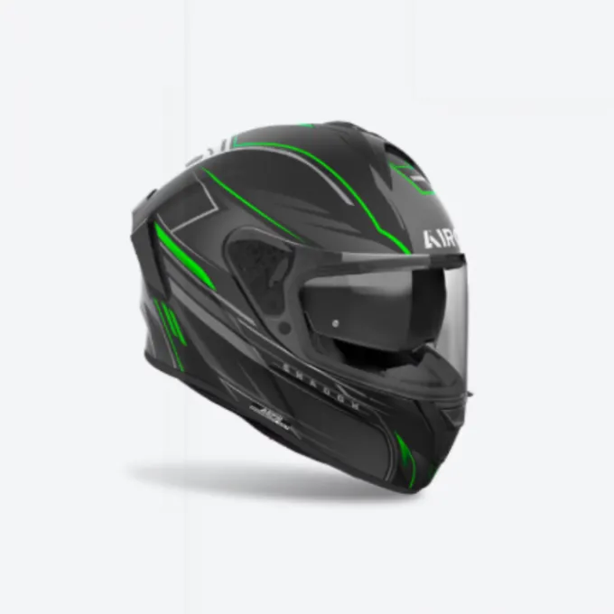 Casco Airoh Spark 2 Shadow Verde Nero