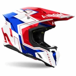 Casco Airoh Twist 3 Dizzy Bianco Blu Rosso