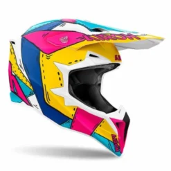 Casco Airoh Wraaap 06 Paint Rosa Blu