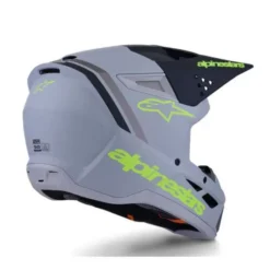 Casco Alpinestars SM3 Radium ECE06 Grigio Opaco Giallo