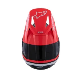 Casco Alpinestars SM3 Radium ECE06 Rosso Nero Bianco