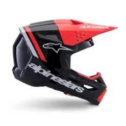 Casco Alpinestars SM3 Radium ECE06 Rosso Nero Bianco