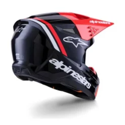 Casco Alpinestars SM3 Radium ECE06 Rosso Nero Bianco