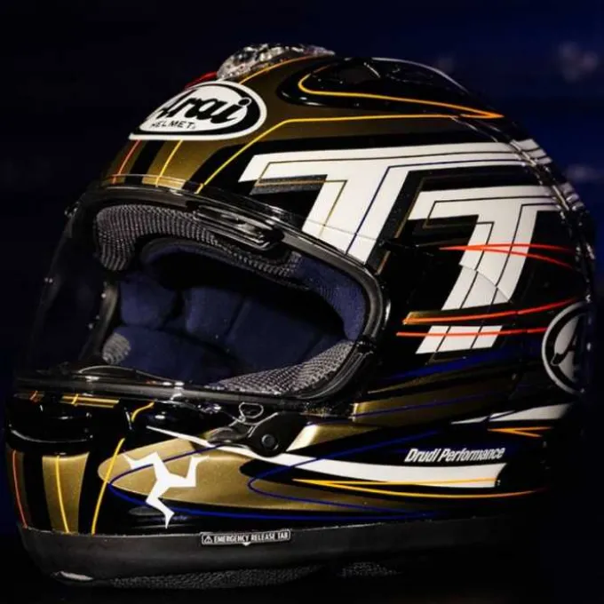 Casco Arai RX-7 V Evo Isle Of Man T26