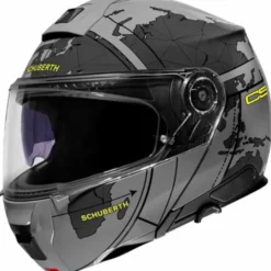 Casco C5 Globe Antracite Giallo
