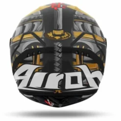 Casco Connor Samurai Nero Rosso Opaco