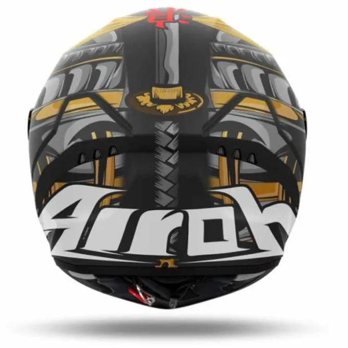Casco Connor Samurai Nero Rosso Opaco
