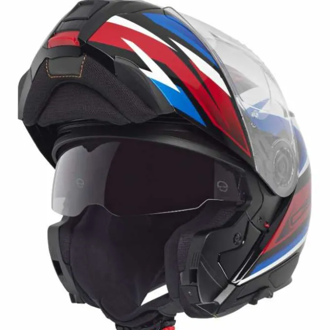 Casco C5 Zenith Blu Rosso Bianco