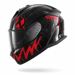 Casco D-Skwal 3 Shiever Nero Antracite Rosso