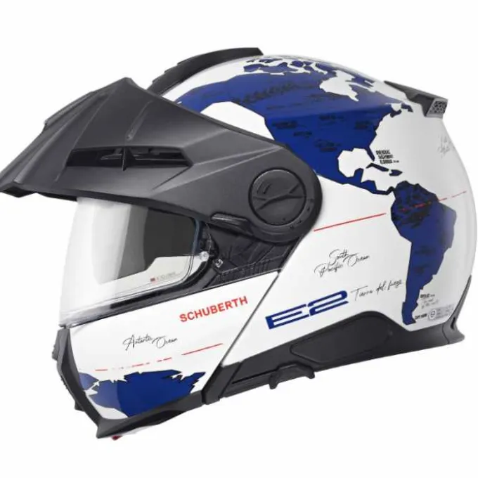 Casco E2 Atlas Bianco Blu