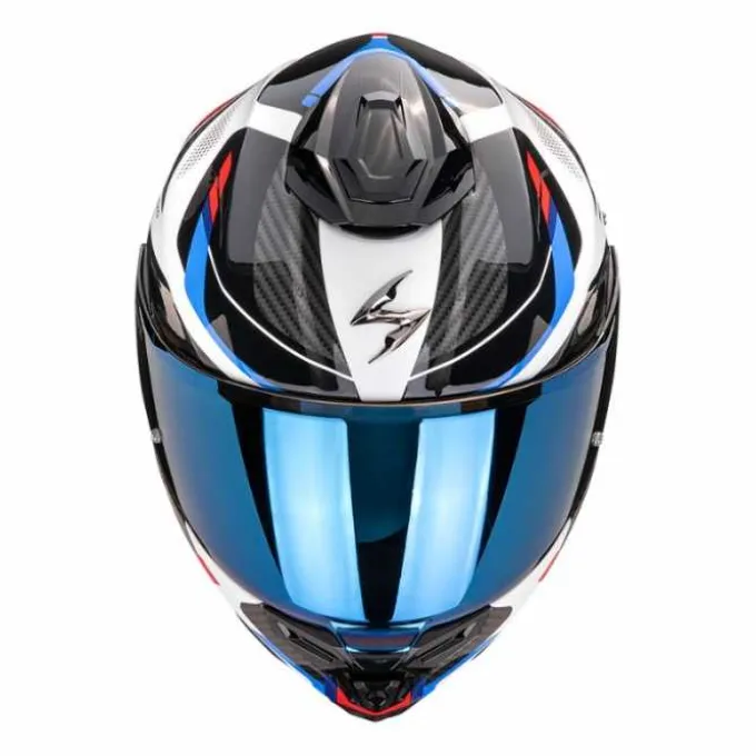 Casco Exo-1500 Air Sleek Nero Bianco Blu Rosso