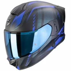 Casco Exo 530 Air Theras Nero Opaco Blu