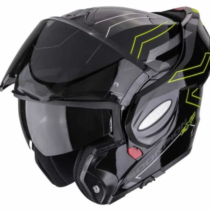 Casco Exo Tech Evo Conquer Nero Giallo