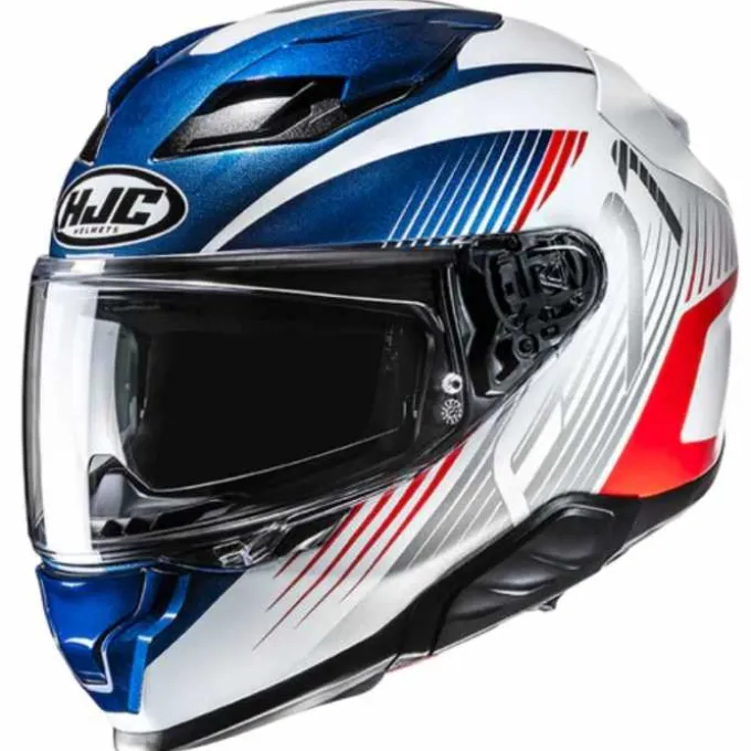 Casco F71 Catos MC21 Bianco Blu Rosso