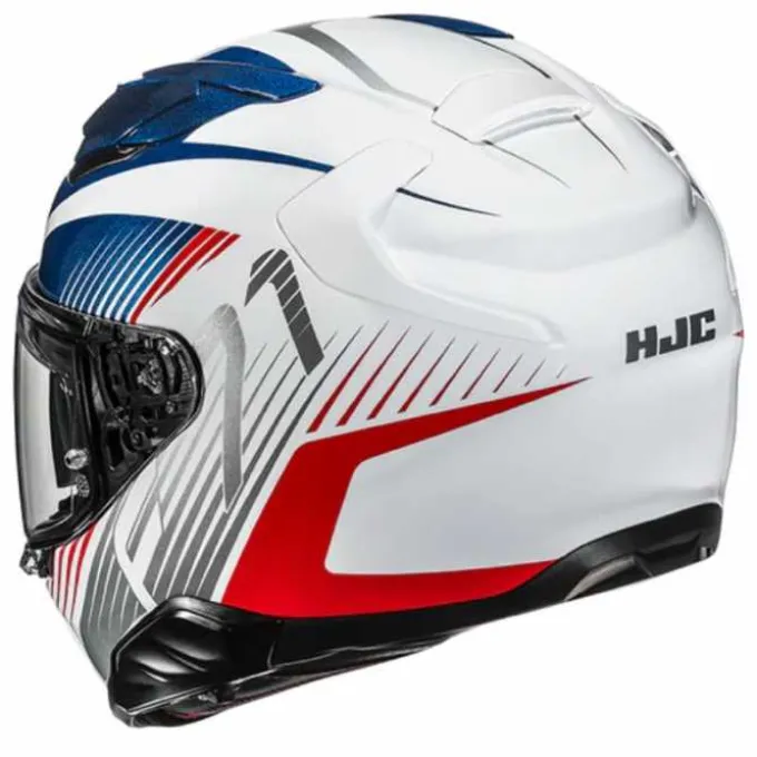 Casco F71 Catos MC21 Bianco Blu Rosso
