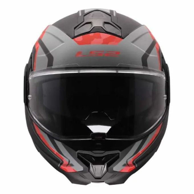 Casco FF910 Advant II Glide Nero Grigio Camo Rosso Opaco