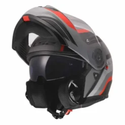 Casco FF908 Strobe II Monza Nero Opaco Grigio Rosso