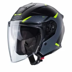 Casco Flyon II Boss Grigio Giallo Opaco