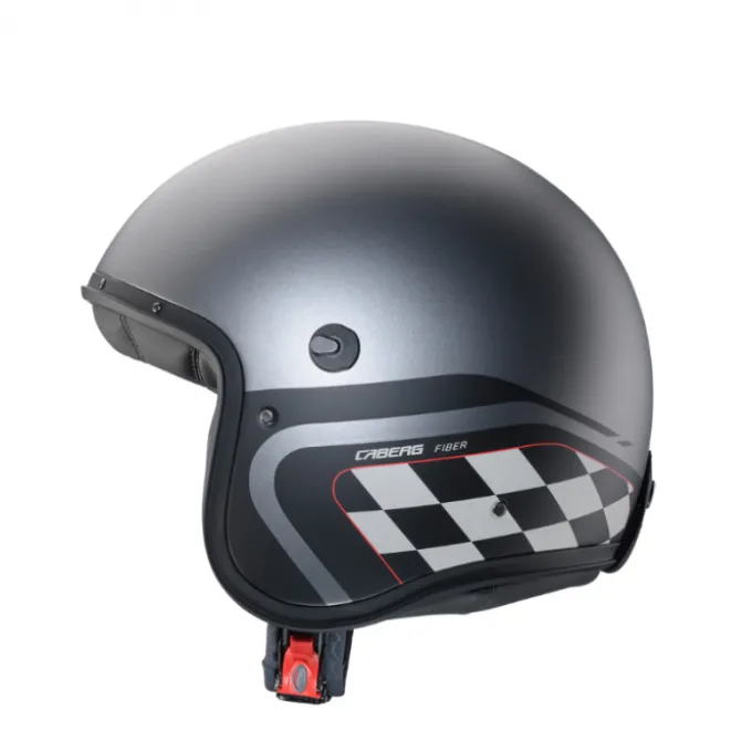 Casco Freeride X Daytona 09 grigio metallizzato nero bianco