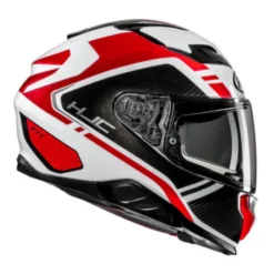 Casco F71 Tozz MC1 rosso bianco nero