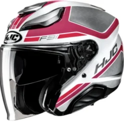 Casco HJC F31 Ceron MC8 Rosa Rosso Bianco