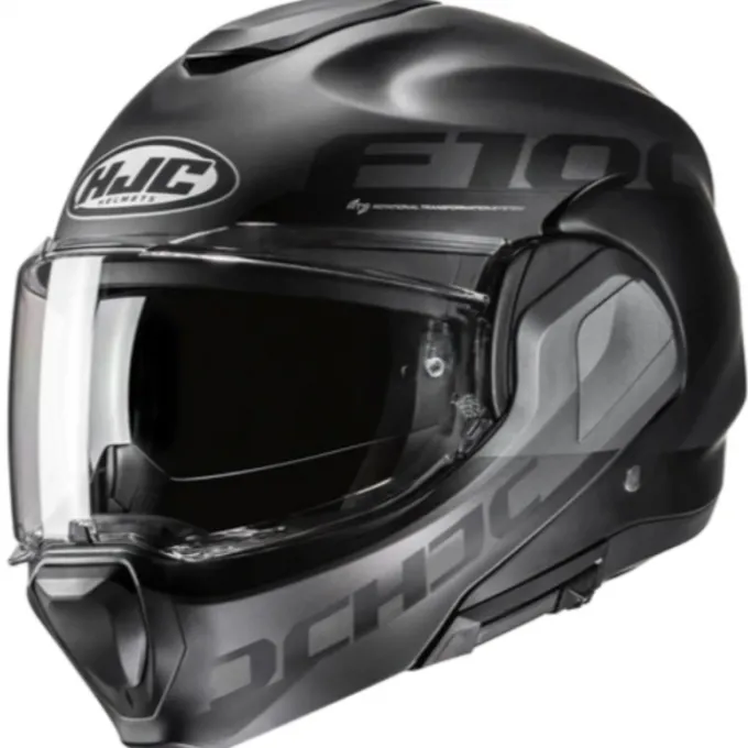 Casco HJC F100 Hetal MC5HSF nero opaco