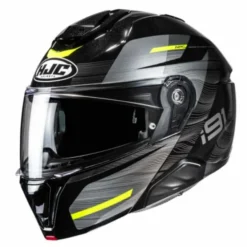 Casco HJC i91 Dusk MC3H Nero Argento Giallo