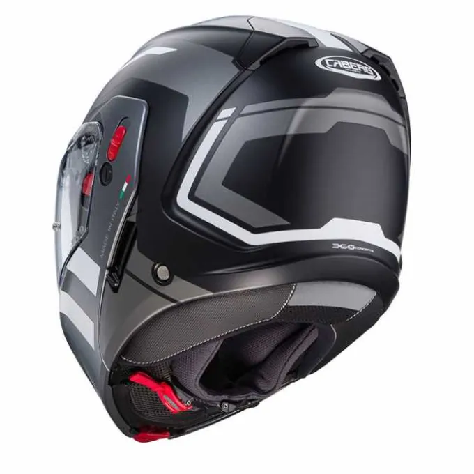Casco Horus X Road Nero Opaco Antracite Bianco