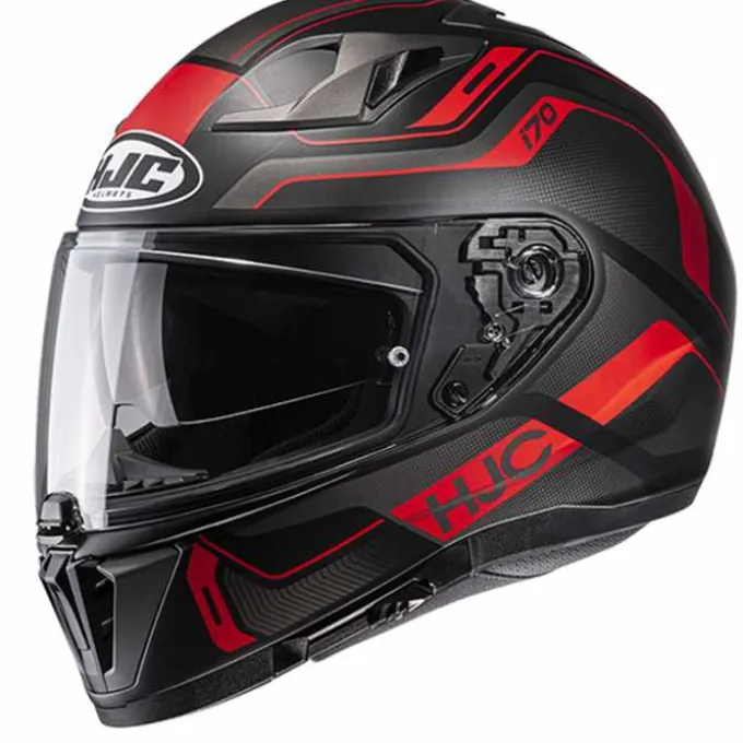 Casco I70 Lonex Nero Rosso Opaco MC1SF