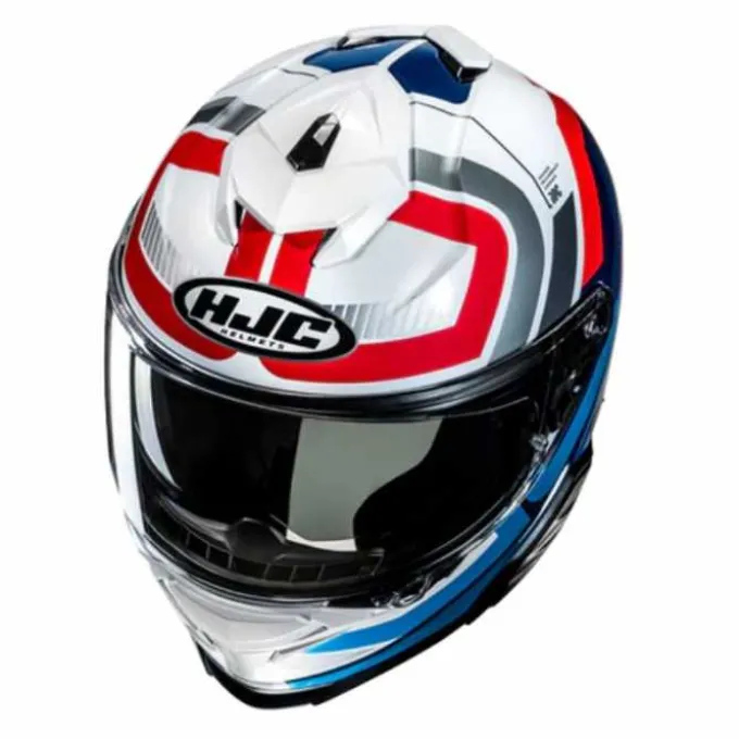 Casco I71 Viz MC21 Bianco Blu Rosso