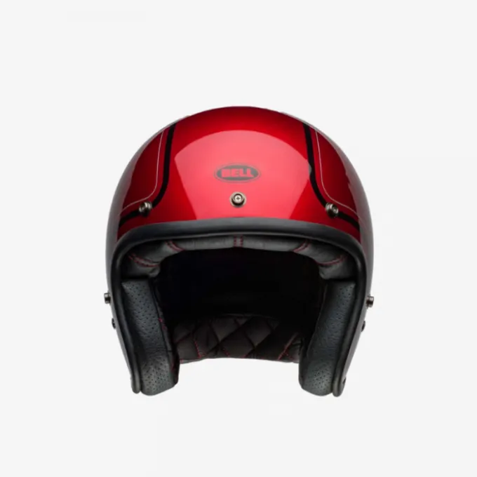 Casco Jet Custom 500 Chief Rosso Lucido