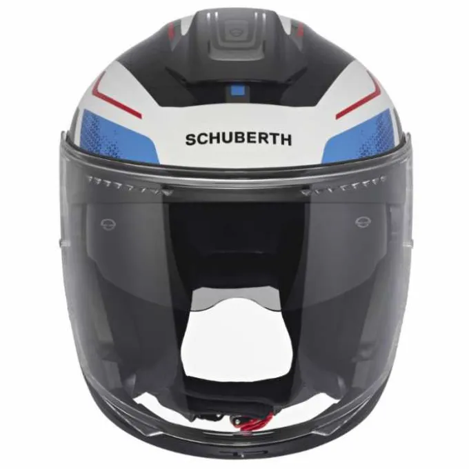 Casco J2 Sigma Blu Bianco Rosso