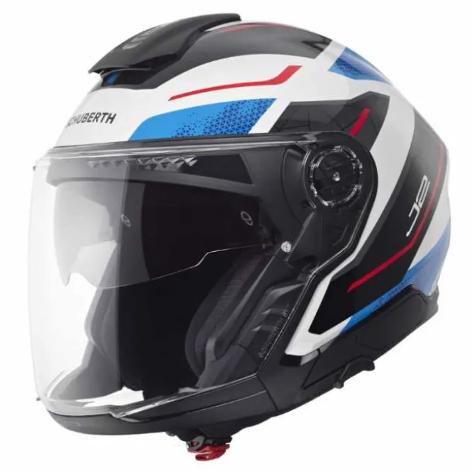 Casco J2 Sigma Blu Bianco Rosso