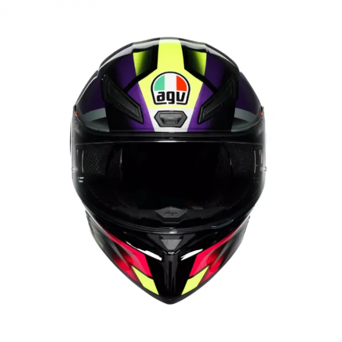 Casco K1 S E2206 Fastlap Nero Viola Rosa