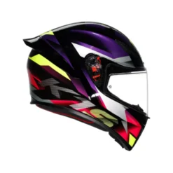 Casco K1 S E2206 Fastlap Nero Viola Rosa