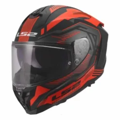Casco LS2 FF817 Challenger II Dravix Nero Rosso Opaco