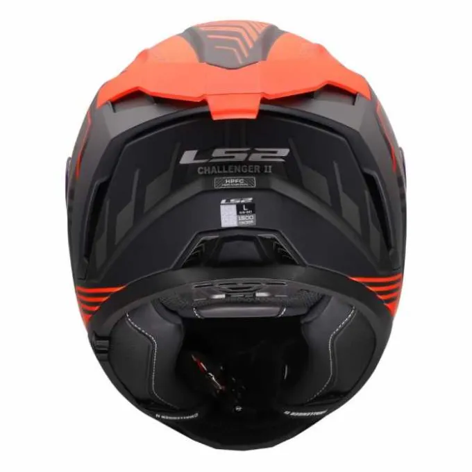 Casco LS2 FF817 Challenger II Dravix Nero Rosso Opaco