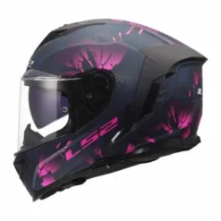 Casco LS2 FF818 Storm III Burst Nero Fuxia Opaco