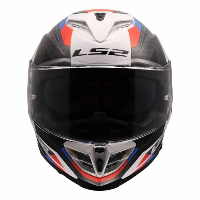Casco LS2 FF818 Storm III Sporty Nero Bianco Blu Rosso