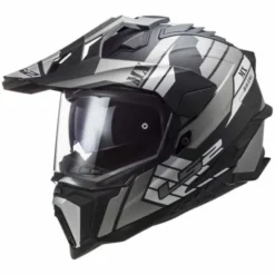 Casco LS2 MX701 Explorer Atlantis 06 Nero Argento